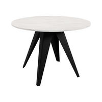 TISCH Gerda 90 - Multicolor/Schwarz, Holzwerkstoff/Metall (90/90/76cm) - MIRJAN24