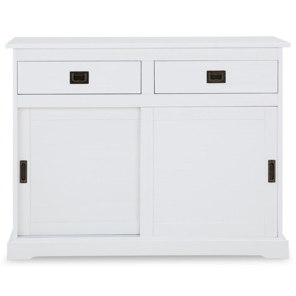 Thumbnail - Idimex Kommode, Weiß, Holz, Kiefer, Mode, 110x84x46 cm, FSC Mix, Wohnzimmer, Kommoden & Sideboards, Kommoden