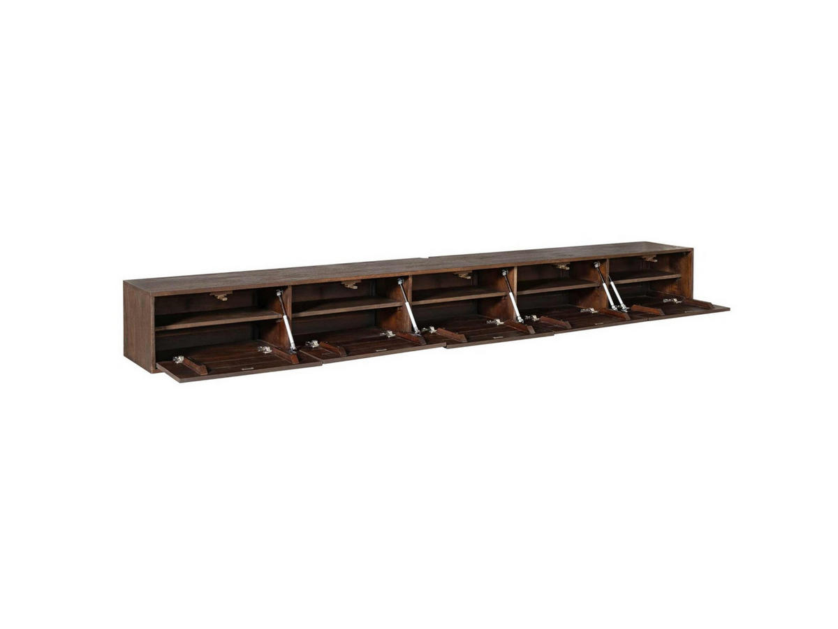 LOWBOARD Quantum Mangoholz 280 cm / 35 cm Braun - Braun, Holz (280/30/35cm) - Villa Möbel