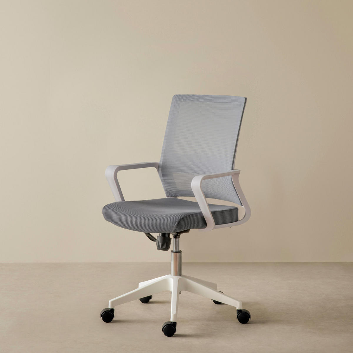 DREHSTUHL Bennet Grau 58 cm x 94 cm - Grau, Textil (58/94/59cm) - Kenay Home