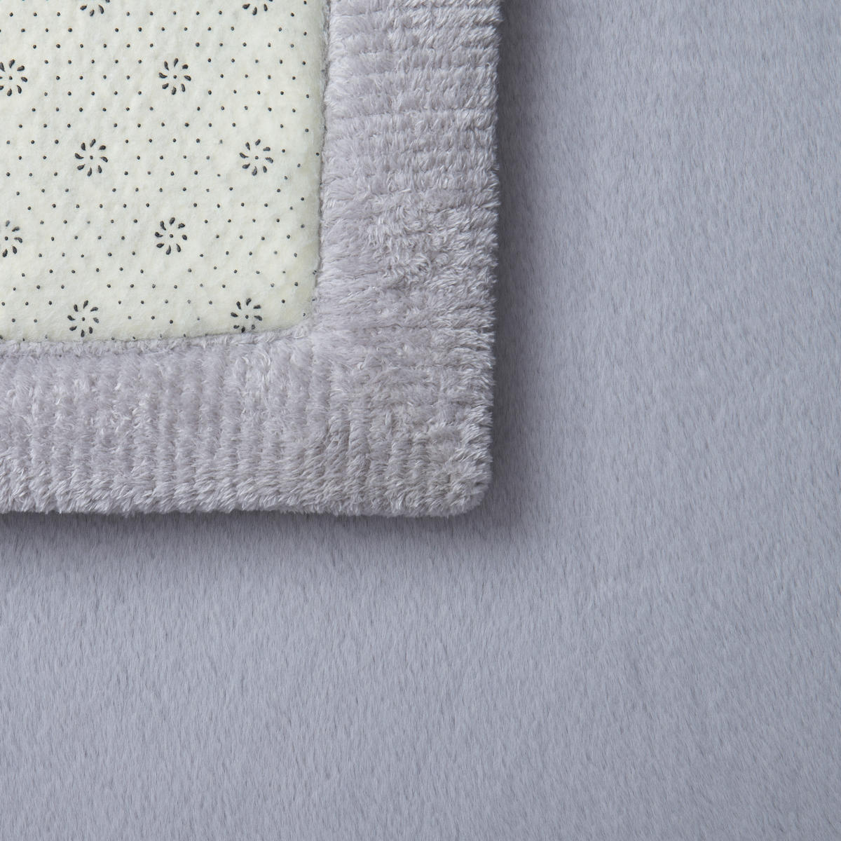 KINDERTEPPICH FLUFFIN hellgrau kuschelig waschbar 150/200 cm - Hellgrau, Textil (150/200cm) - Tapiso