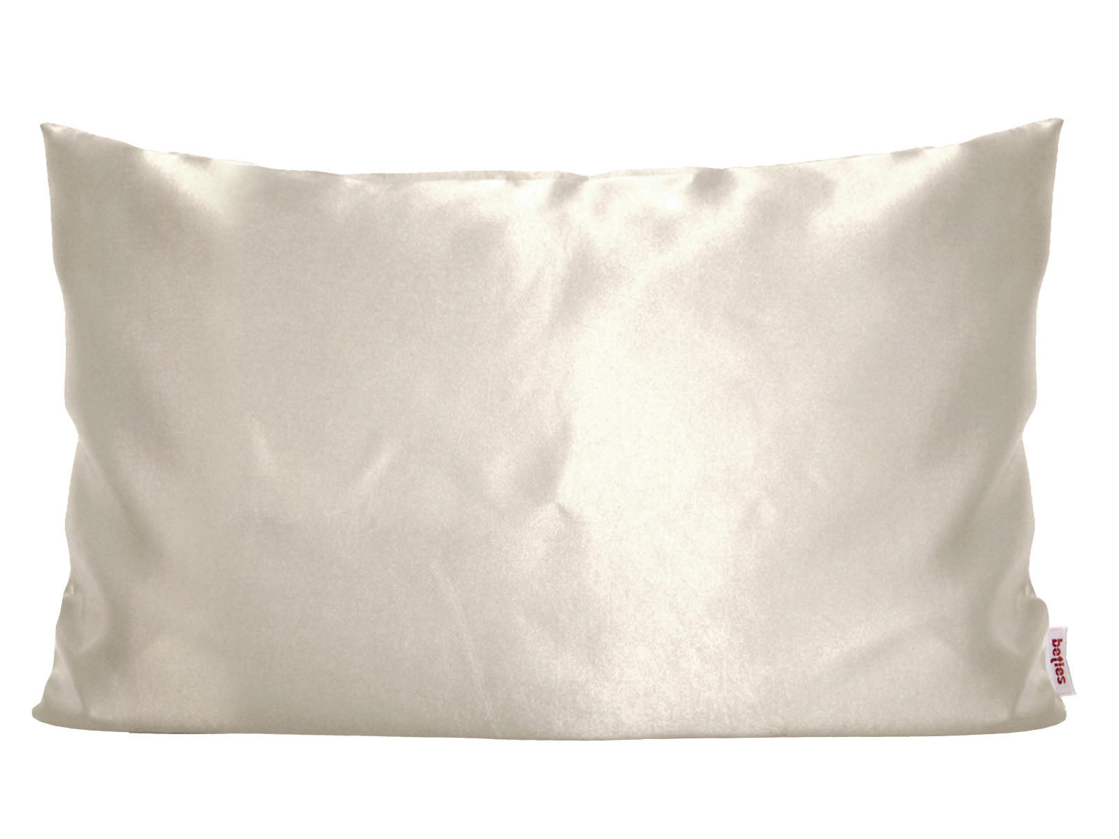 KISSENBEZUG Glanz Satin champagner 40/60 cm - Ecru/Champagner, Textil (40/60cm) - beties Heimtextil