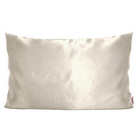 KISSENBEZUG Glanz Satin champagner 40/60 cm - Ecru/Champagner, Textil (40/60cm) - beties Heimtextil