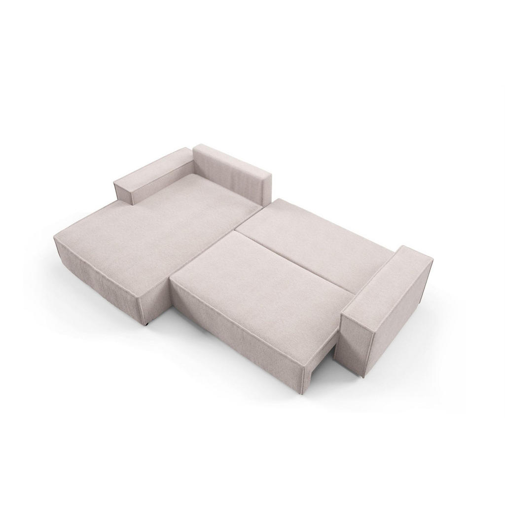Thumbnail - Fun Möbel Ecksofa, Weiß, Textil, Ottomane links, 294x185 cm, Wohnzimmer, Sofas & Couches, Wohnlandschaften, Ecksofas