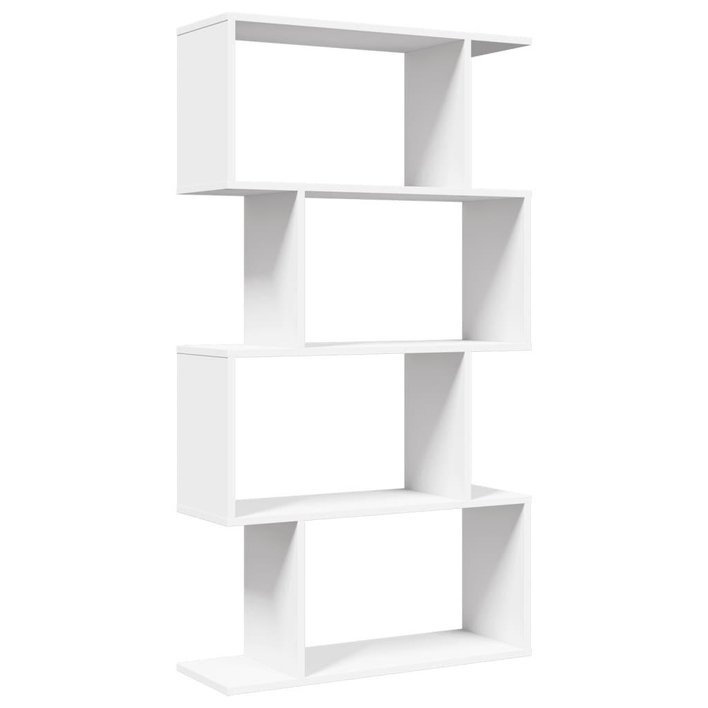 vidaXL Bücherregal Weiß 70x129x24 cm