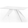 ESSTISCH Vance Weiß rechteckig ausziehbar, Weiß 140-240/80/76 cm - Weiß, Holzwerkstoff/Metall (140/80/76cm) - WFL GROUP