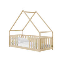 HAUSBETT Bee - Naturfarben, Holz (80/200cm) - MIRJAN24