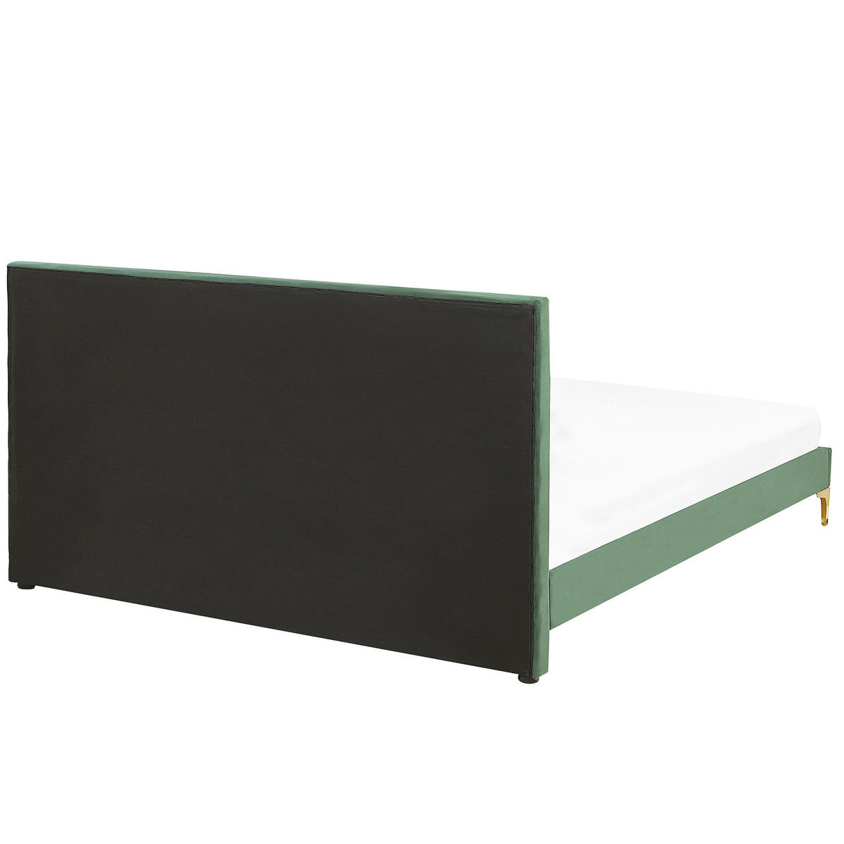 DOPPELBETT 180/200cm Dunkelgrün Limoux - Dunkelgrün, Textil (180/200cm) - Beliani