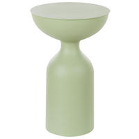 BEISTELLTISCH Metall hellgrün rund 36 cm Cota - Grün, Metall (36/36/56cm) - Beliani