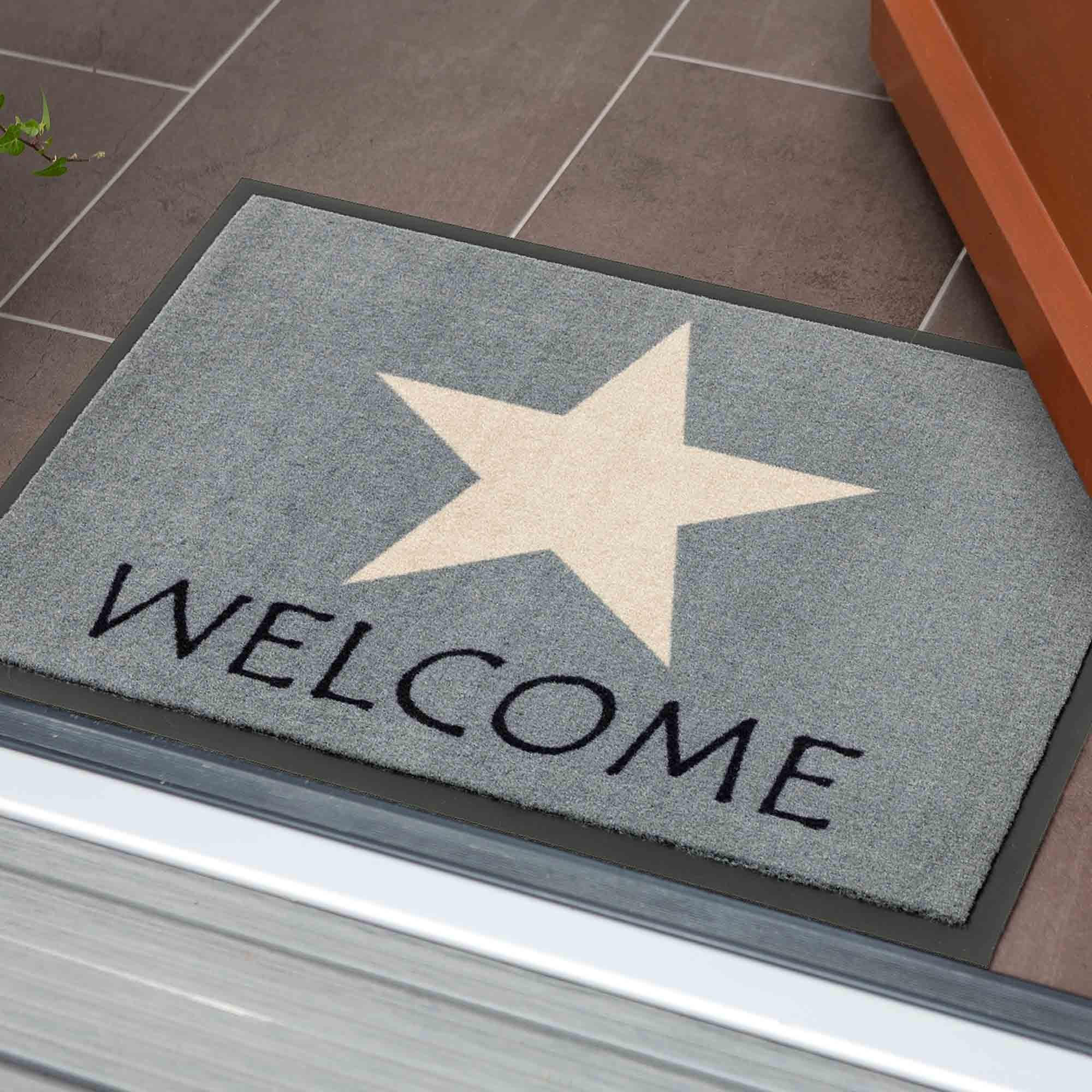 SAUBERLAUFMATTE INNEN HOMELIKE - Grau, Textil (40/60cm) - Astra