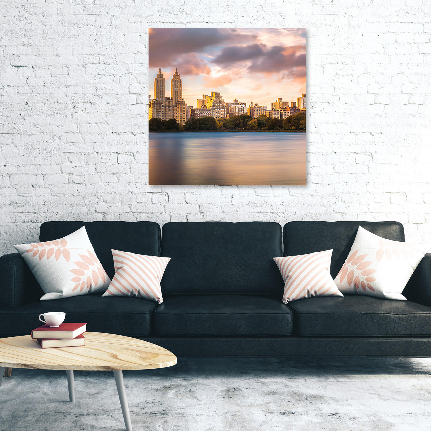 WANDBILD städte und architektur bekir - Beige, Textil (30/30cm) - Feeby