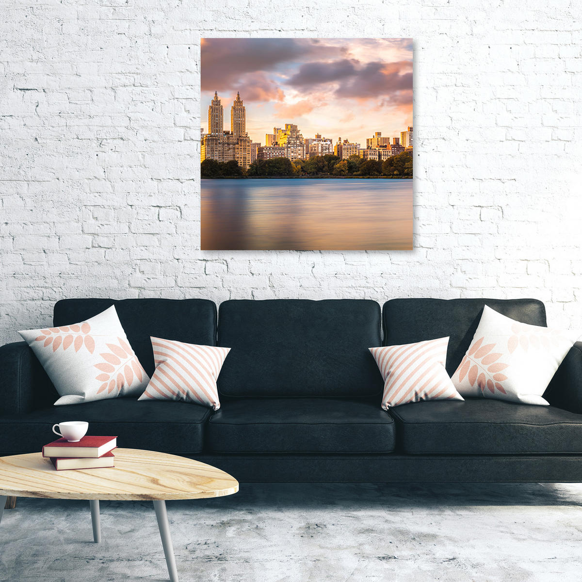 WANDBILD städte und architektur bekir - Beige, Textil (30/30cm) - Feeby