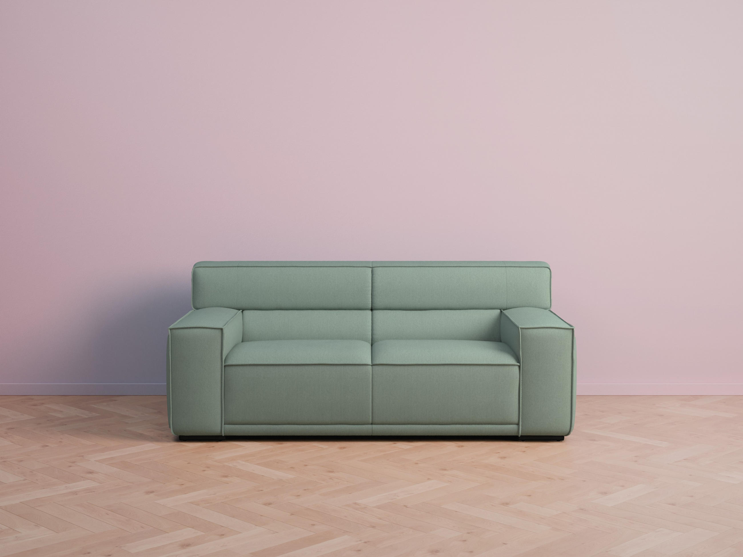 foamnova 2,5-Sitzer Mintgrün 194x78x106 cm