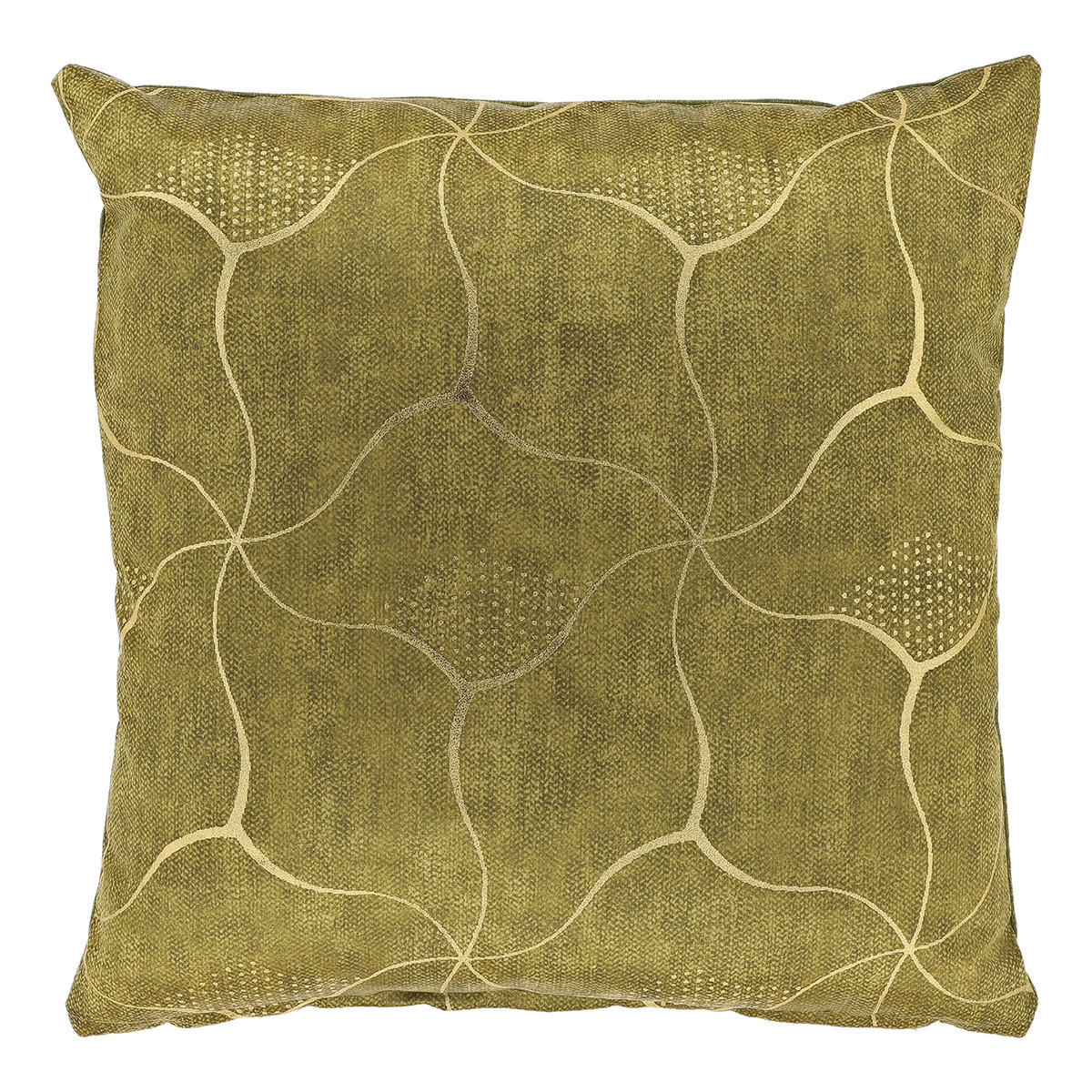 DEKOKISSEN Celina Grün 45/45/8 cm - Grün, Textil (45/45cm) - Unique Living