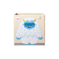 AUFBEWAHRUNGSBOX Yeti 33x33x33cm - Naturfarben, Textil (33/33cm) - 3Sprouts