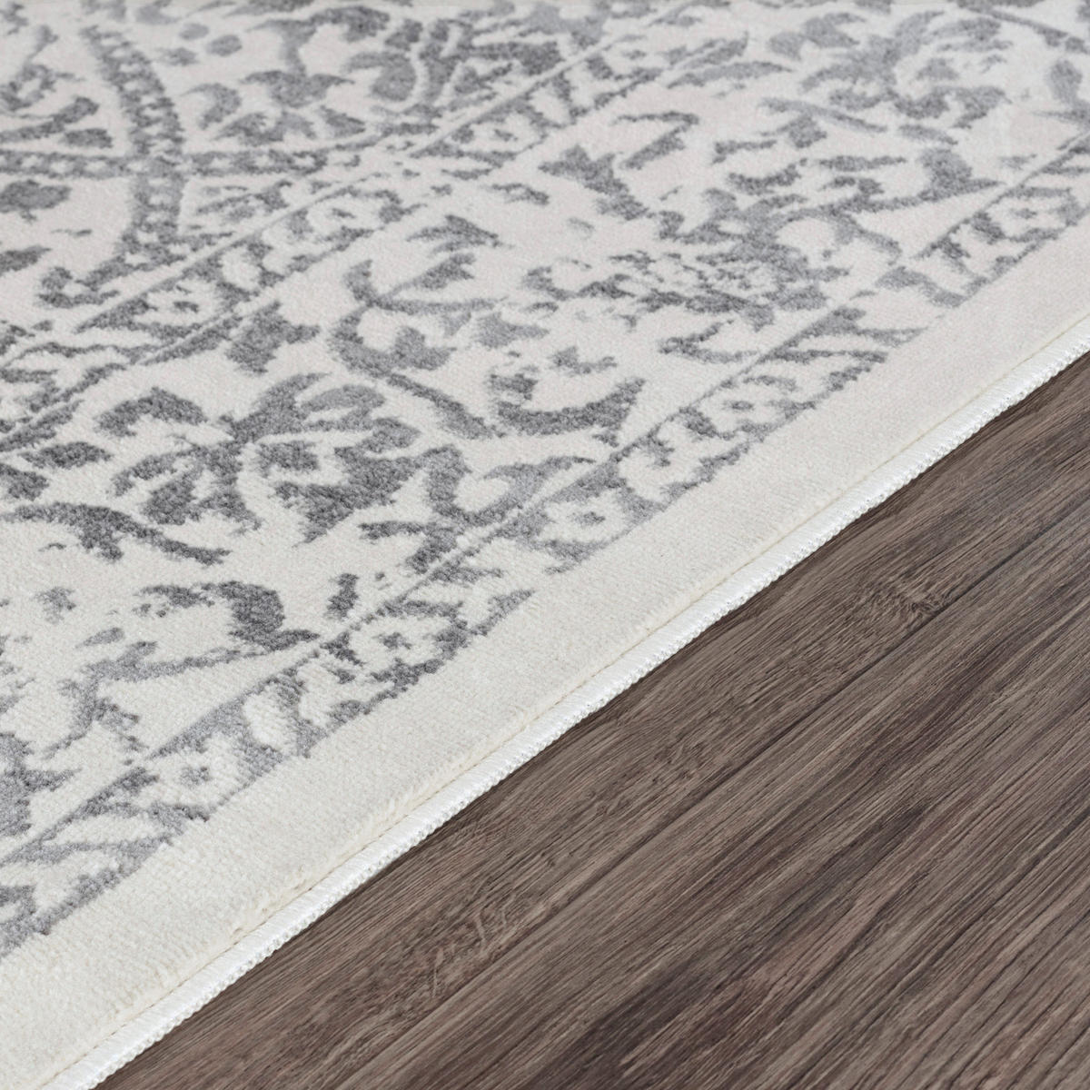 VINTAGE-TEPPICH 120x170 cm Weiß - Weiß, Naturmaterialien/Textil (120/170cm) - LIVABLISS
