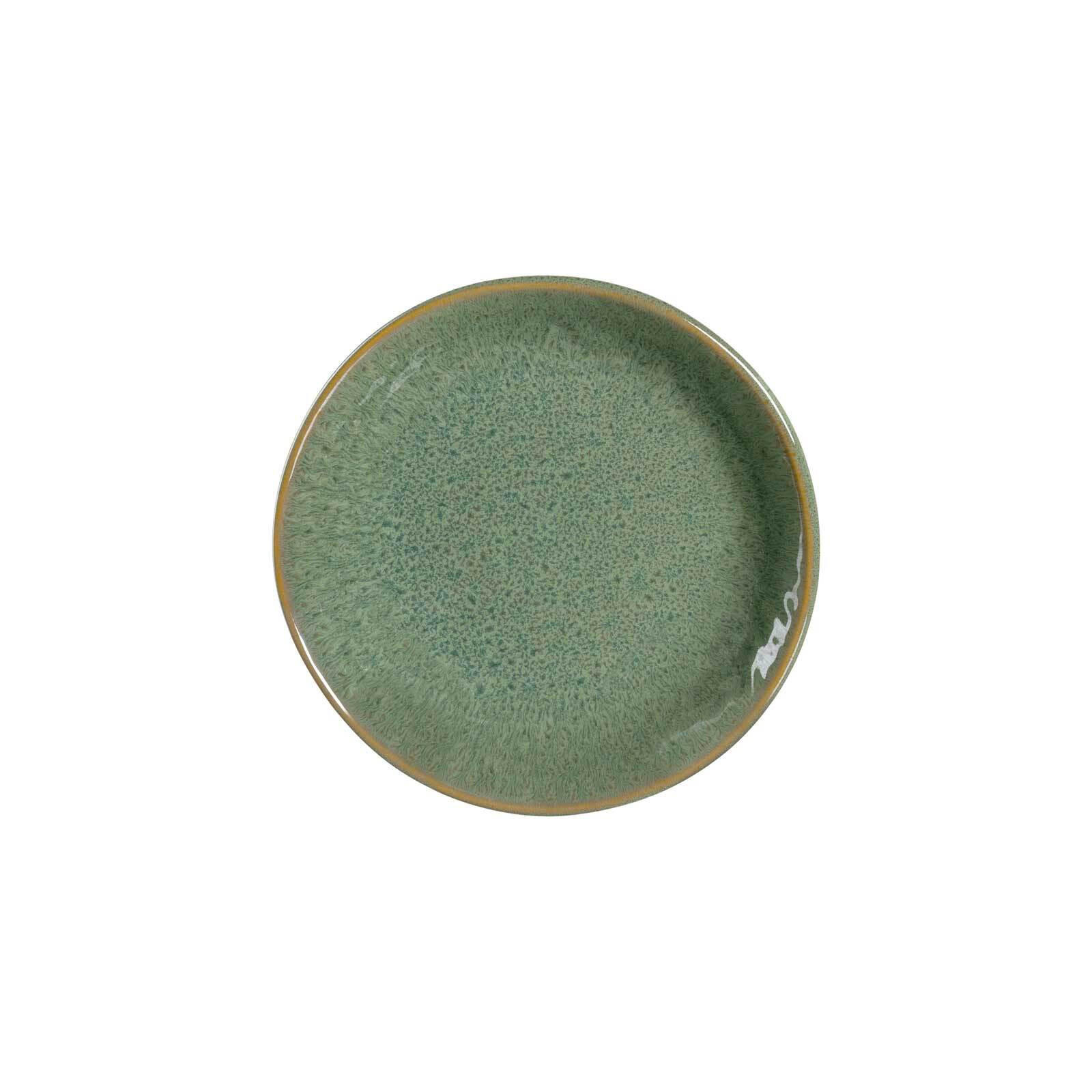 TELLERSET Matera grün 12er Set - Grün, Keramik (1/1/1cm) - Leonardo Living