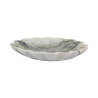 SCHALE Flower 30/30/6 cm - Grün, Naturmaterialien (30/6cm) - Present Time
