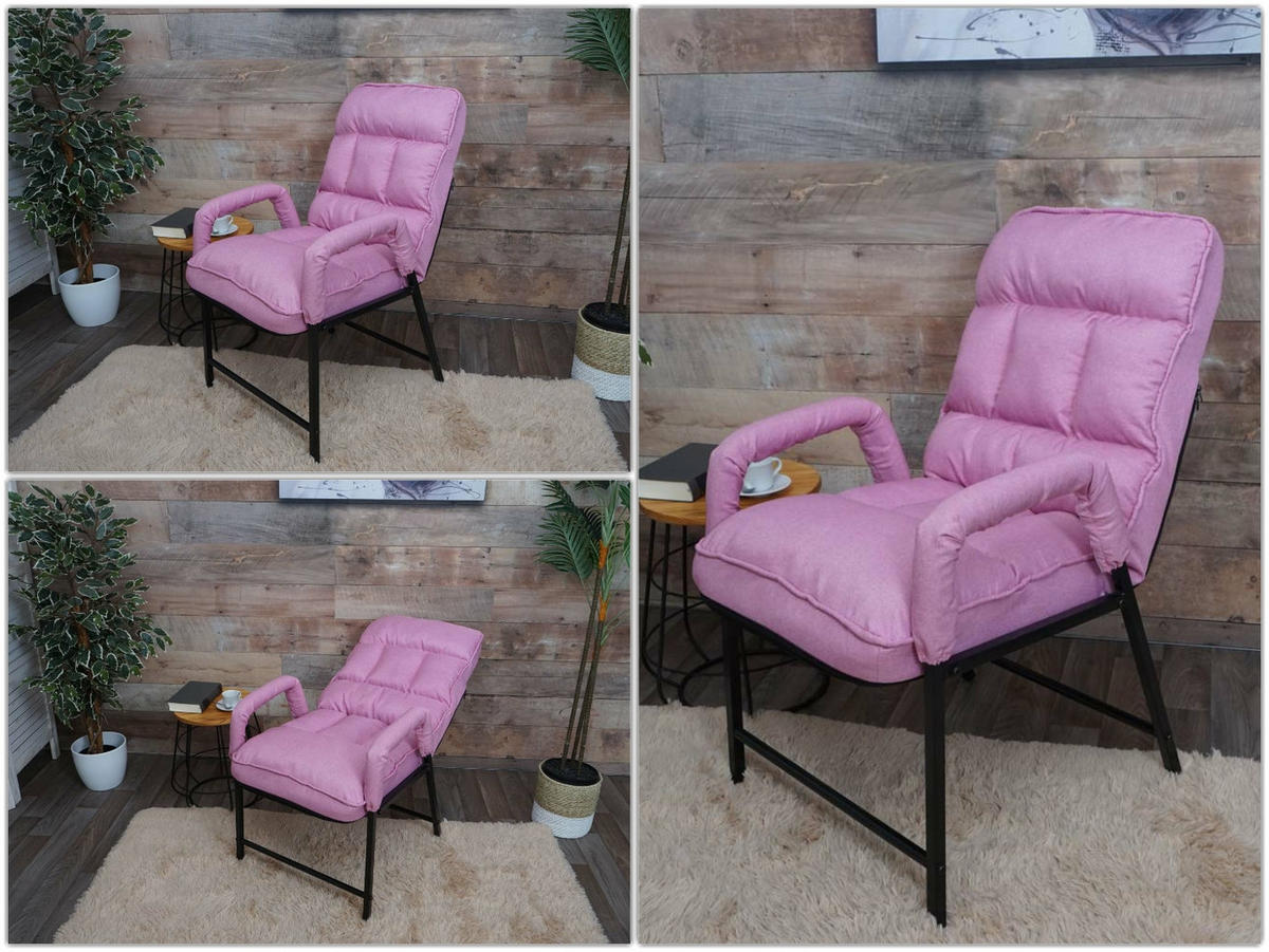 ESSZIMMERSTUHL Altrosa - Altrosa, Textil (57/96/111cm) - MCW