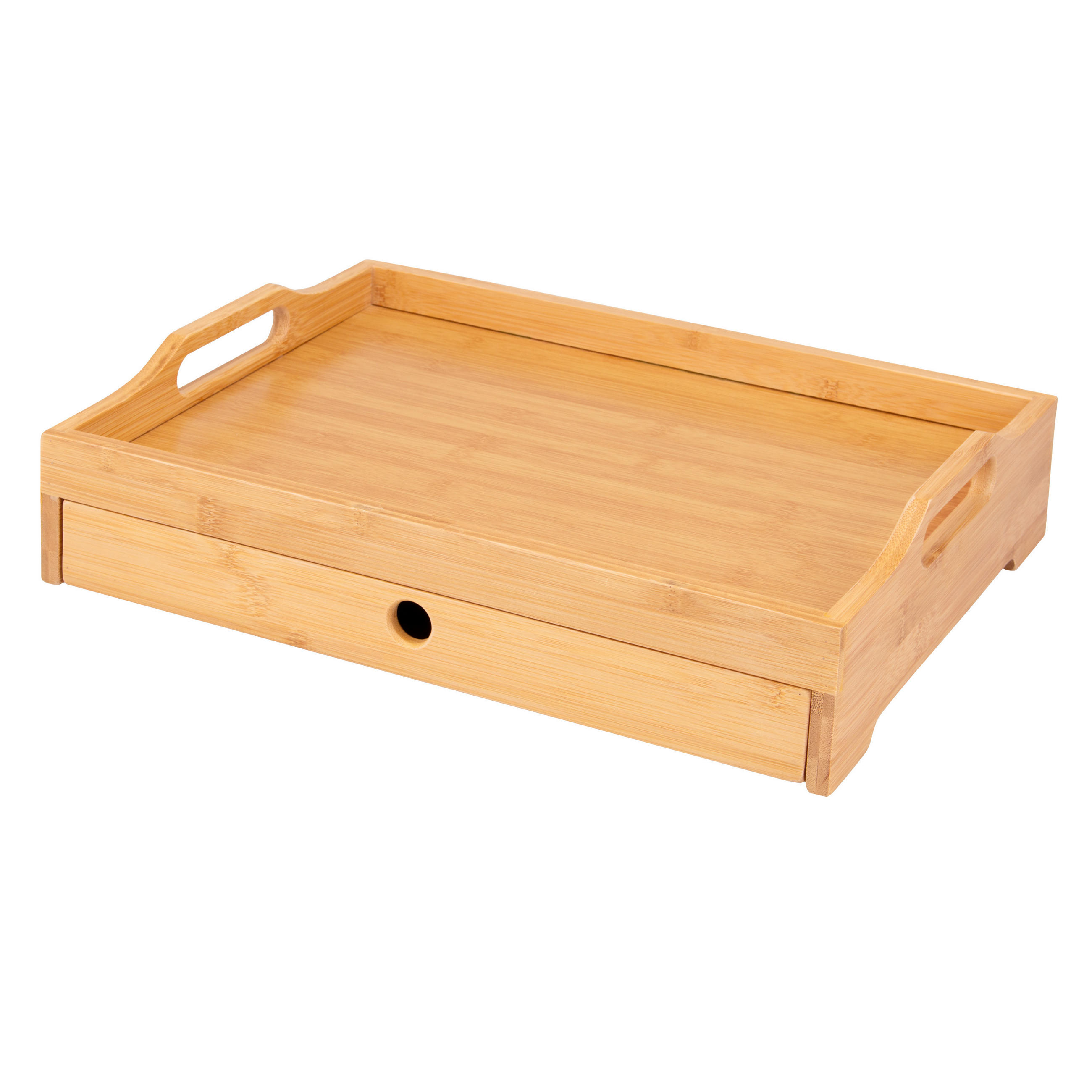 SERVIERTABLETT, Bambus - Braun, Holz (43/10/31cm) - bremermann