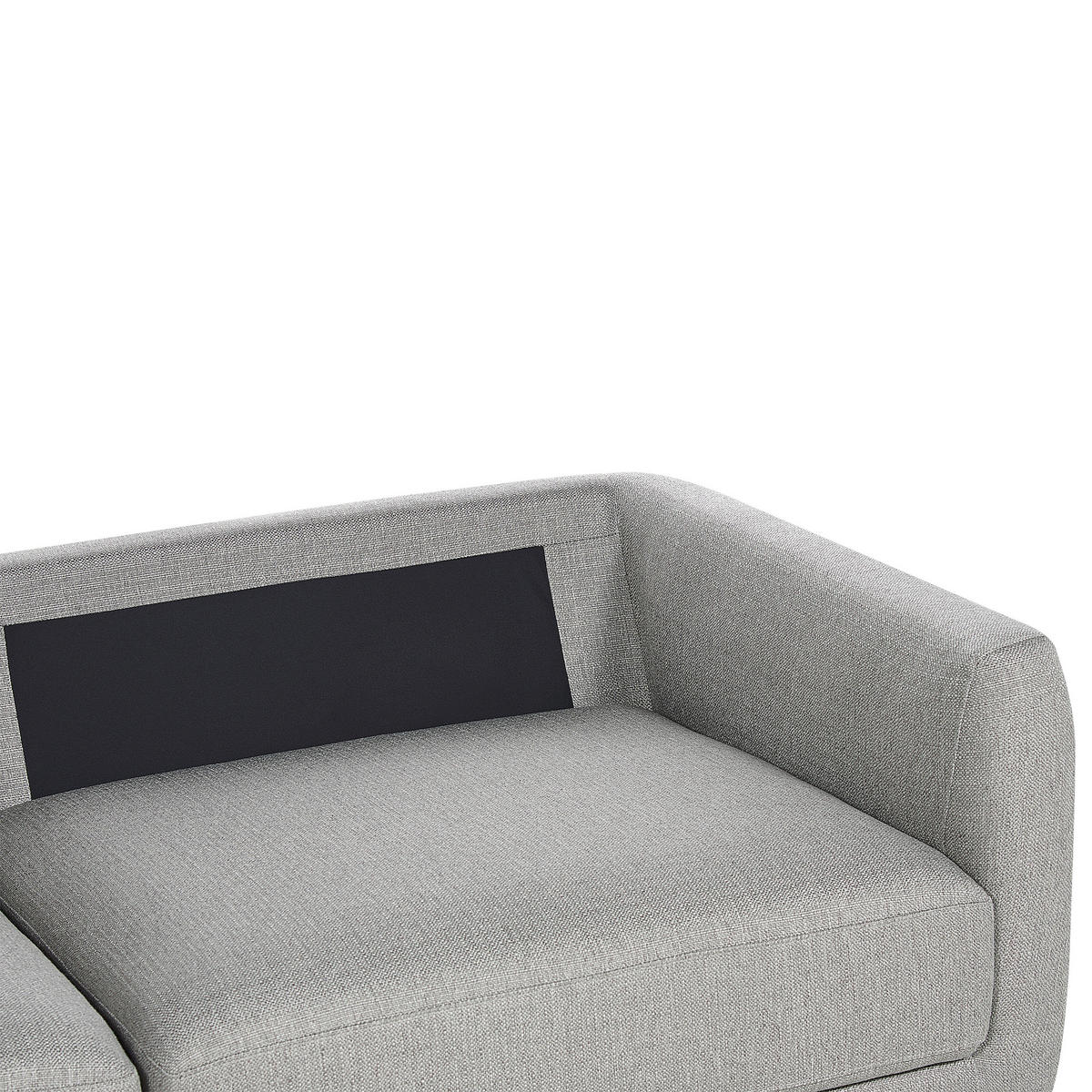 3-SITZER-SOFA hellgrau Sigtuna - Grau, Textil (300/86/102cm) - Beliani
