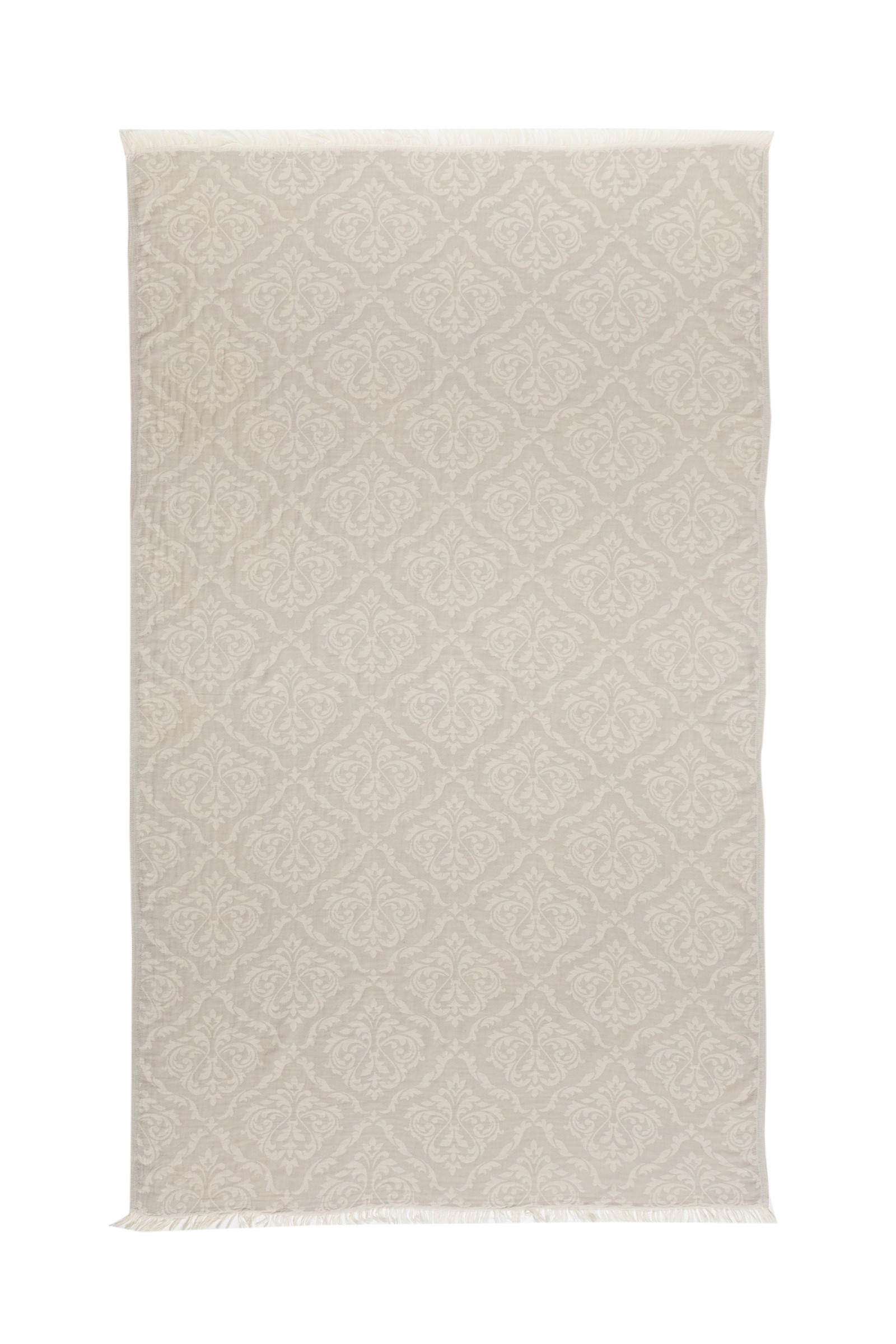 HAMAMTUCH Barok 100x180 Grau - Grau, Textil (180/100cm) - Villa Möbel