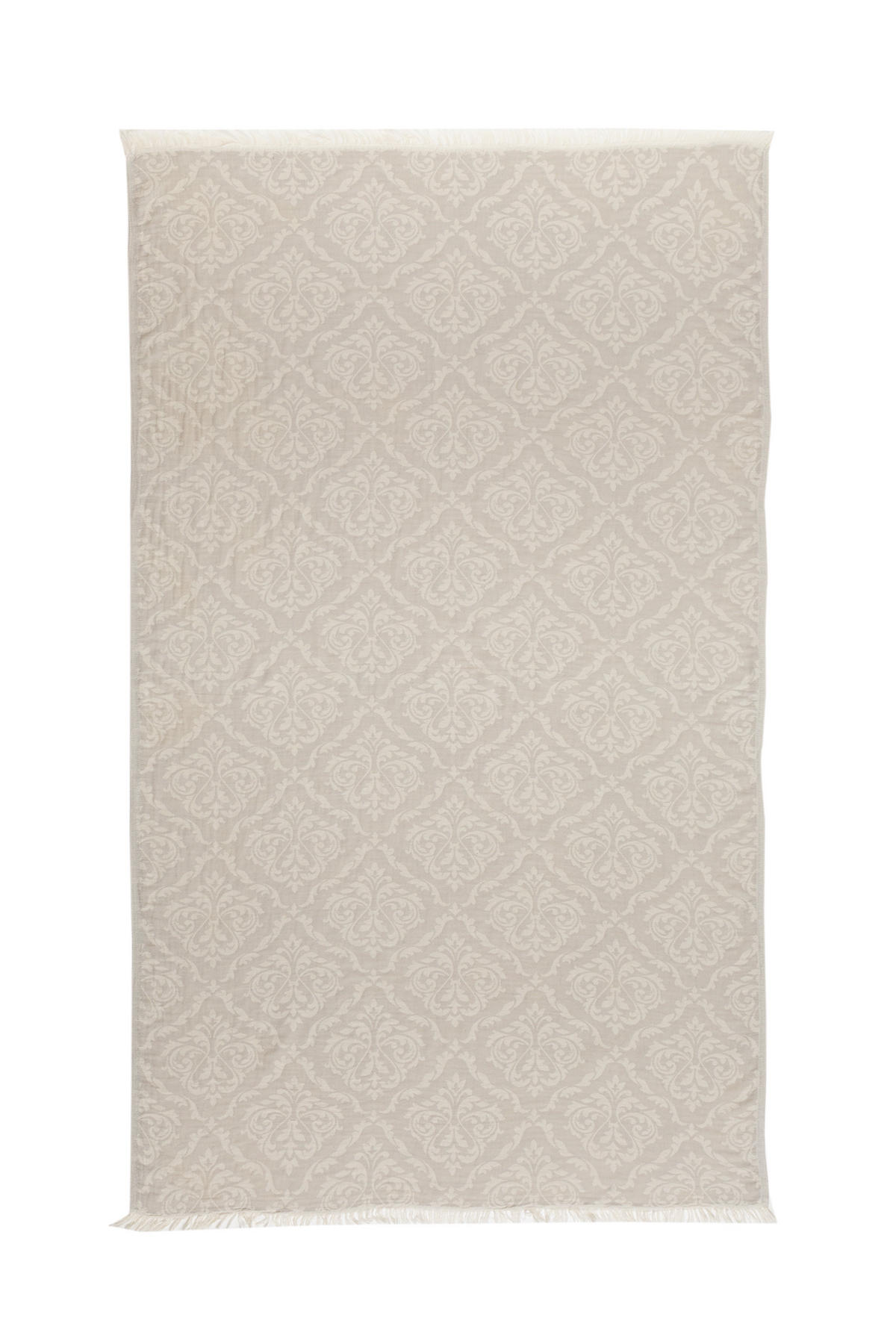 HAMAMTUCH Barok 100x180 Grau - Grau, Textil (180/100cm) - Villa Möbel