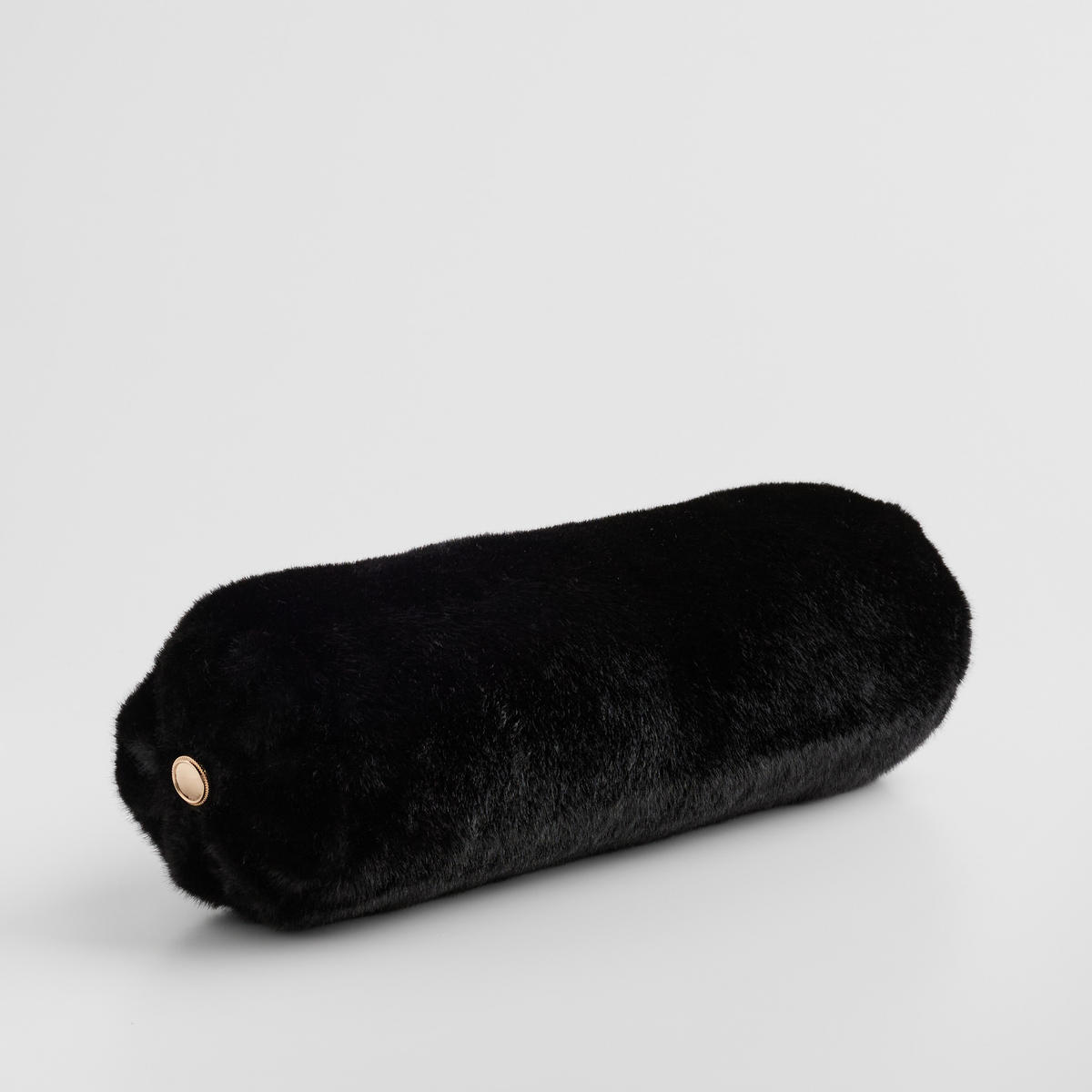 DEKO-ROLLENKISSEN Molisa - Schwarz, Textil (15.5cm) - home&you