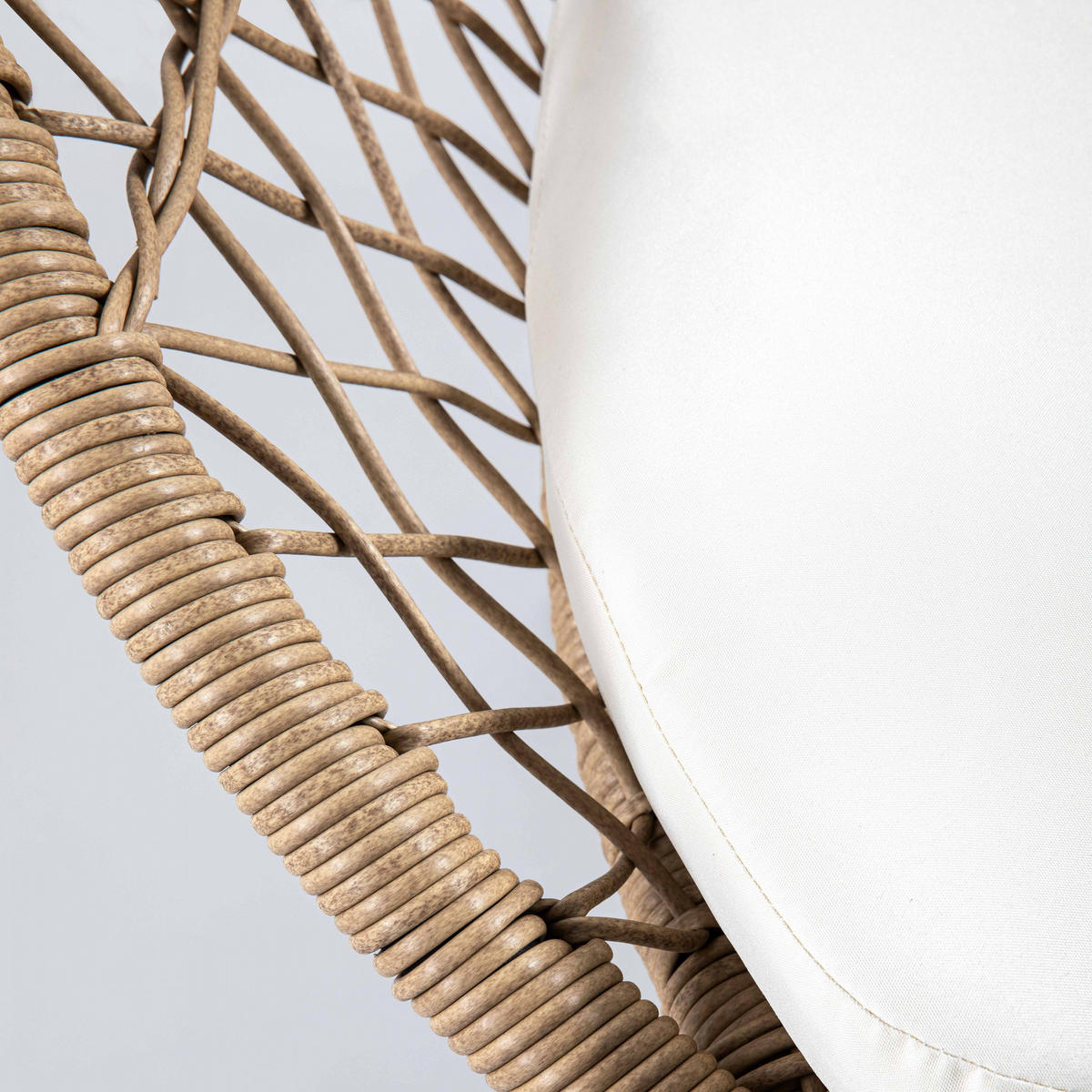 GARTENSOFA, Holzfarbe - Braun, Naturmaterialien (88/80/138cm) - Oviala