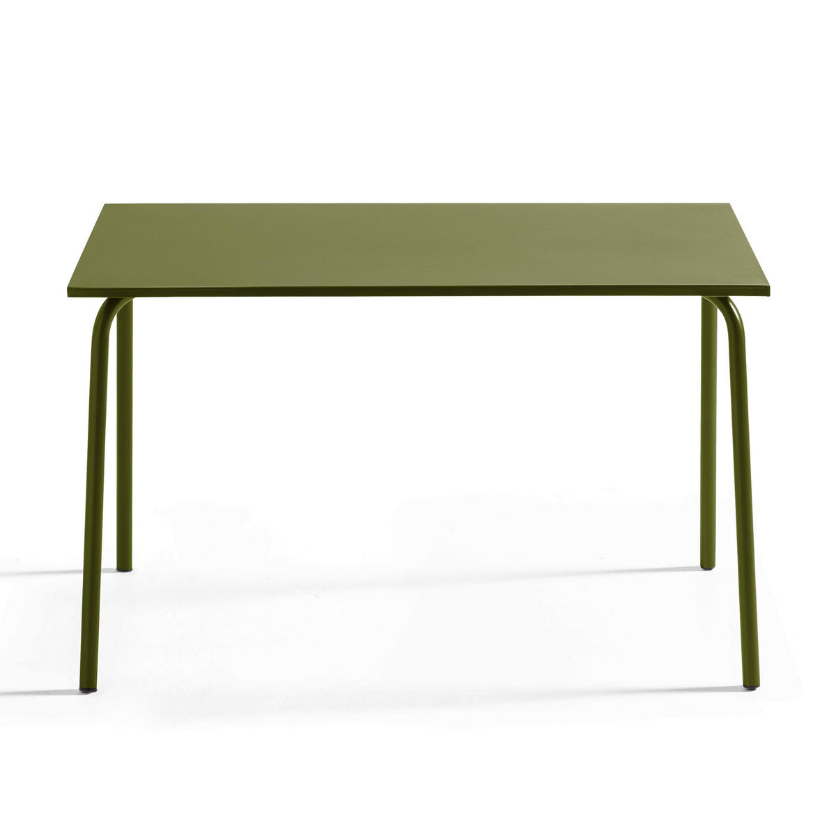 GARTENTISCH, Khakigrün - Grün, Metall (120/70/72cm) - Oviala
