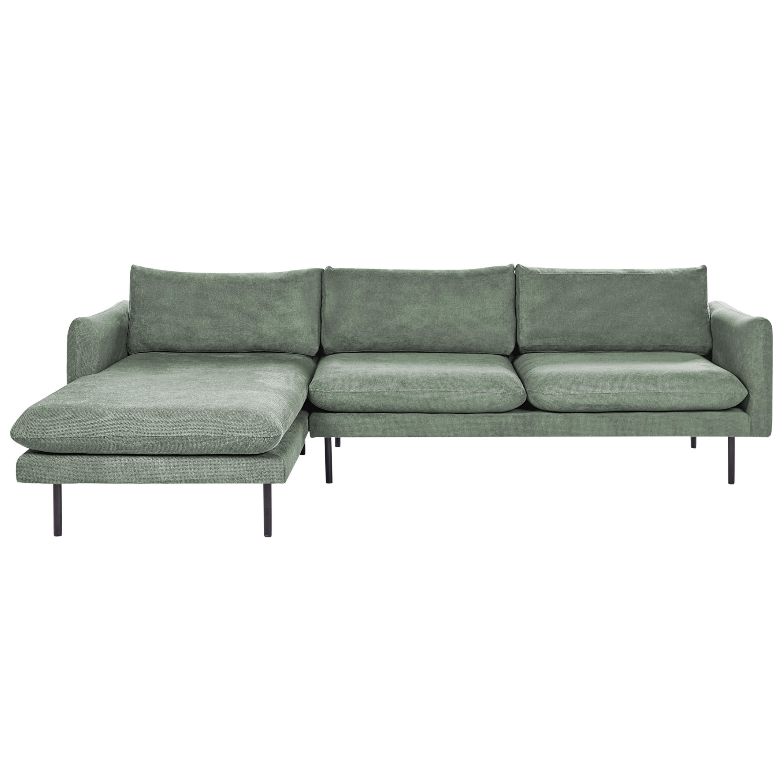 COLȚAR cu 4 locuri textil verde deschis pe partea dreaptă Vinterbro