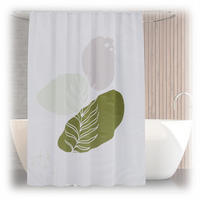 DUSCHVORHANG - Multicolor, Textil (180/0.1cm) - Relaxdays