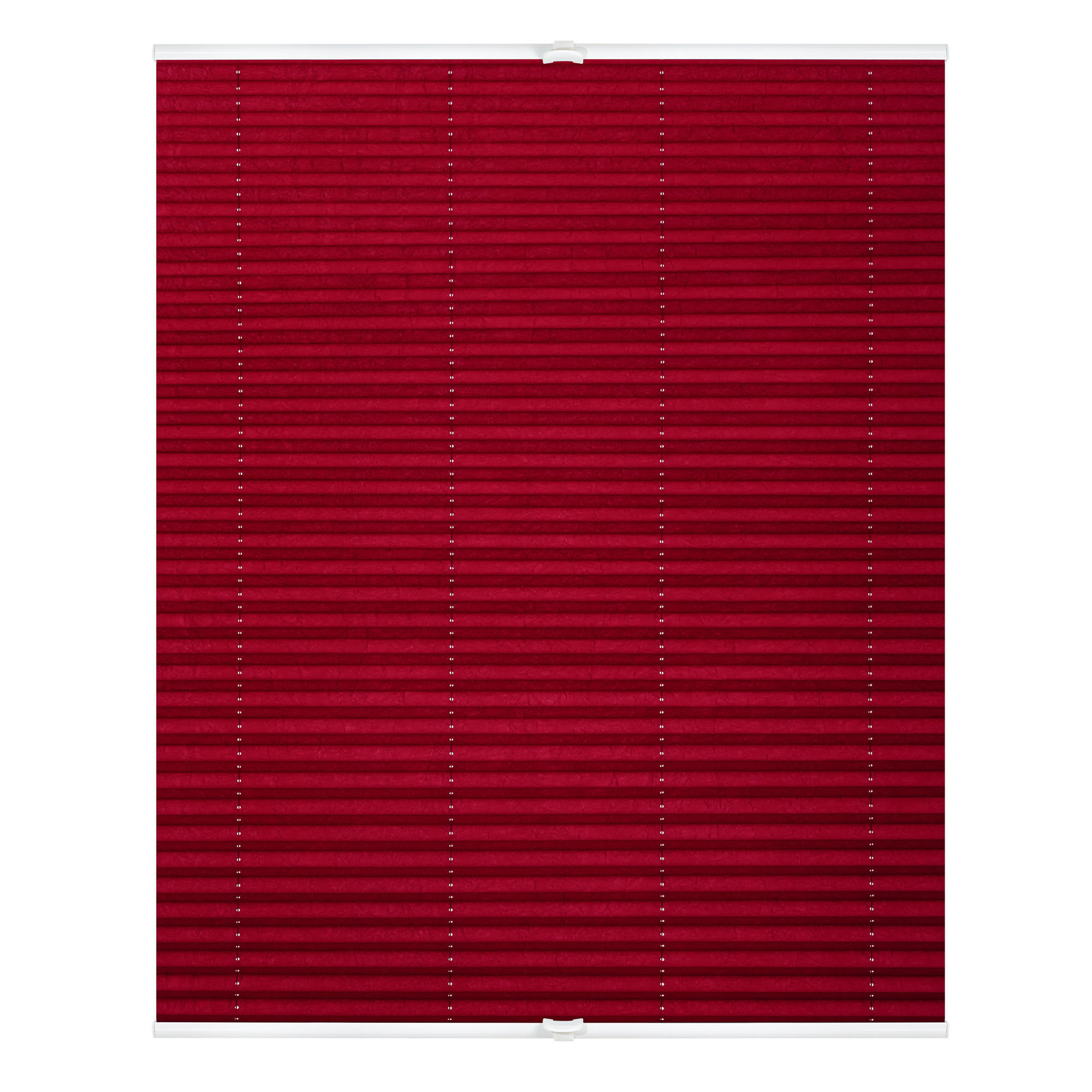 PLISSEE KLEMMFIX, OHNE BOHREN, VERSPANNT - Brombeere, Kunststoff (90/130cm) - Lichtblick Original