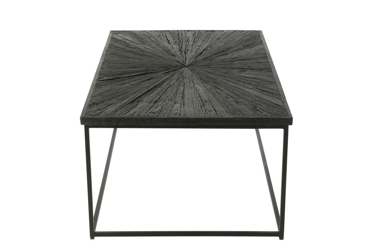 TISCH SHANIL - Holz - Schwarz - Schwarz, Holz (120.5/70/47cm) - J-Line