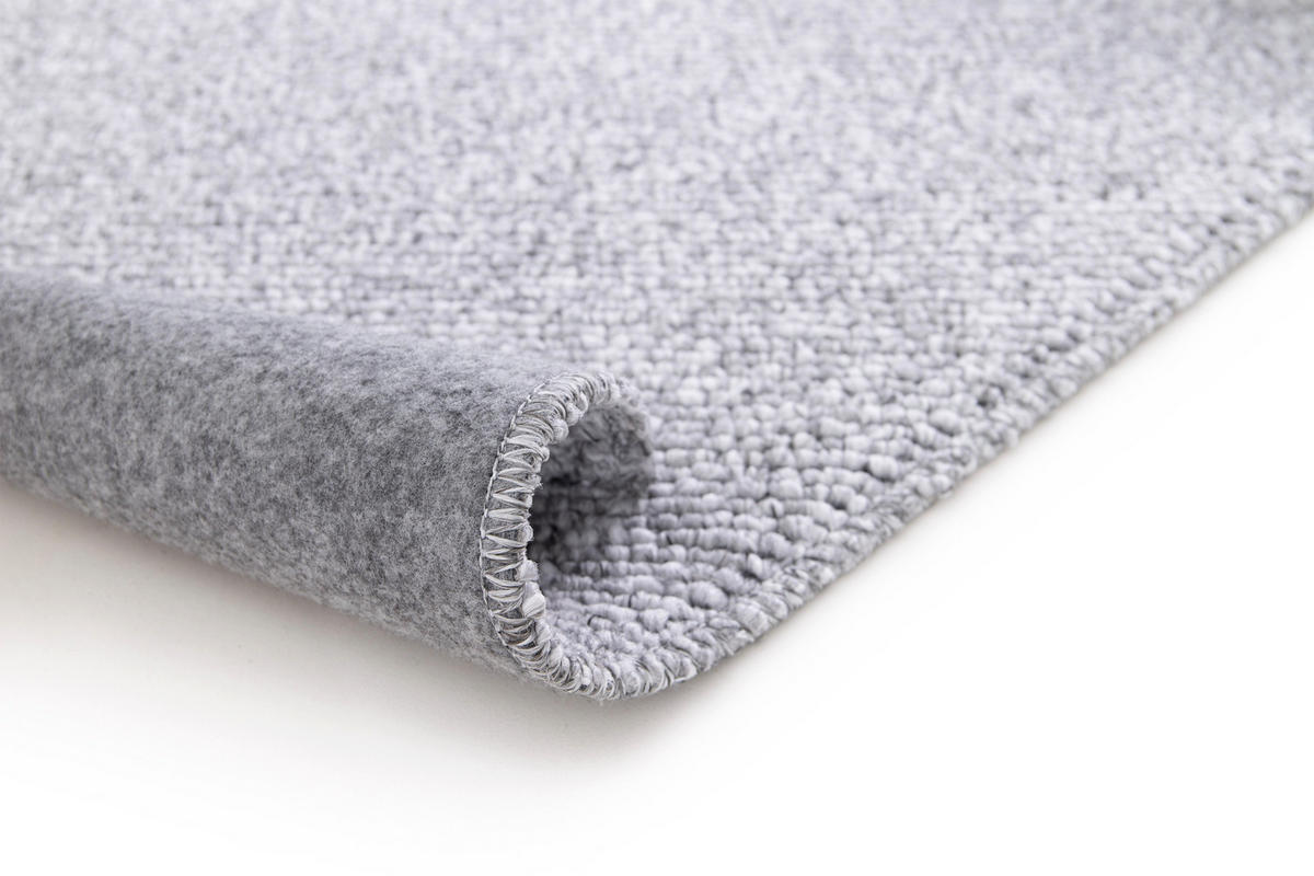 WEBTEPPICH Silber Petra 120/170 cm - Silberfarben, Textil (120/170cm) - Atticgo