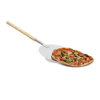 PIZZASCHAUFEL - Multicolor, Holz/Metall (30/3/79cm) - Relaxdays