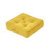 SITZKISSEN Rajput gelb 40/40/8 cm - Gelb, Textil (40/40/8cm) - Homescapes