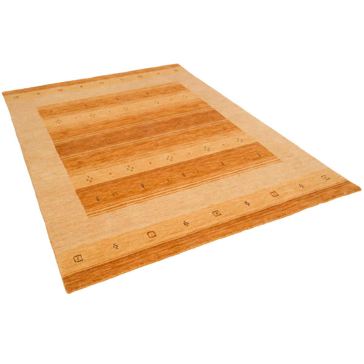 NATUR WOLLE TEPPICH GABBEH ESTA - Beige, Textil (120/180cm) - Pergamon