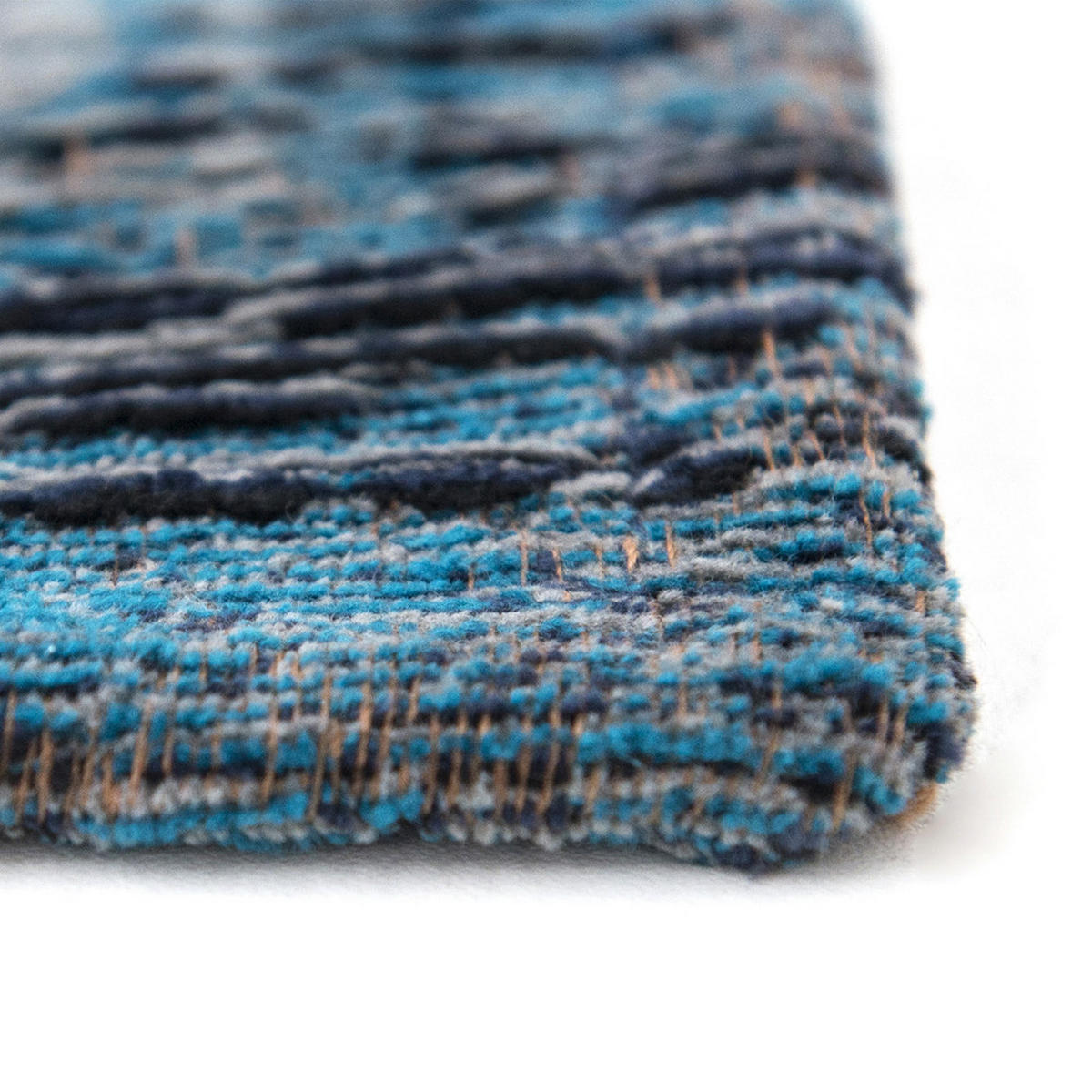 TEPPICH Grey Turquoise Fading World 170/240 cm - Blau, Textil (170/240cm) - Louis De Poortere