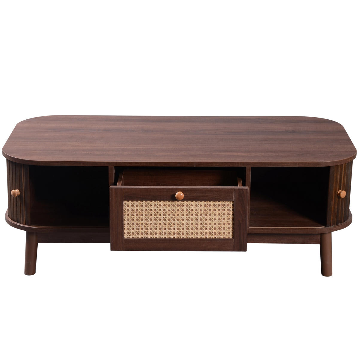 COUCHTISCH Braun 110/55/38,5 cm - Braun, Holzwerkstoff (110/55/38.5cm) - Urban Meuble