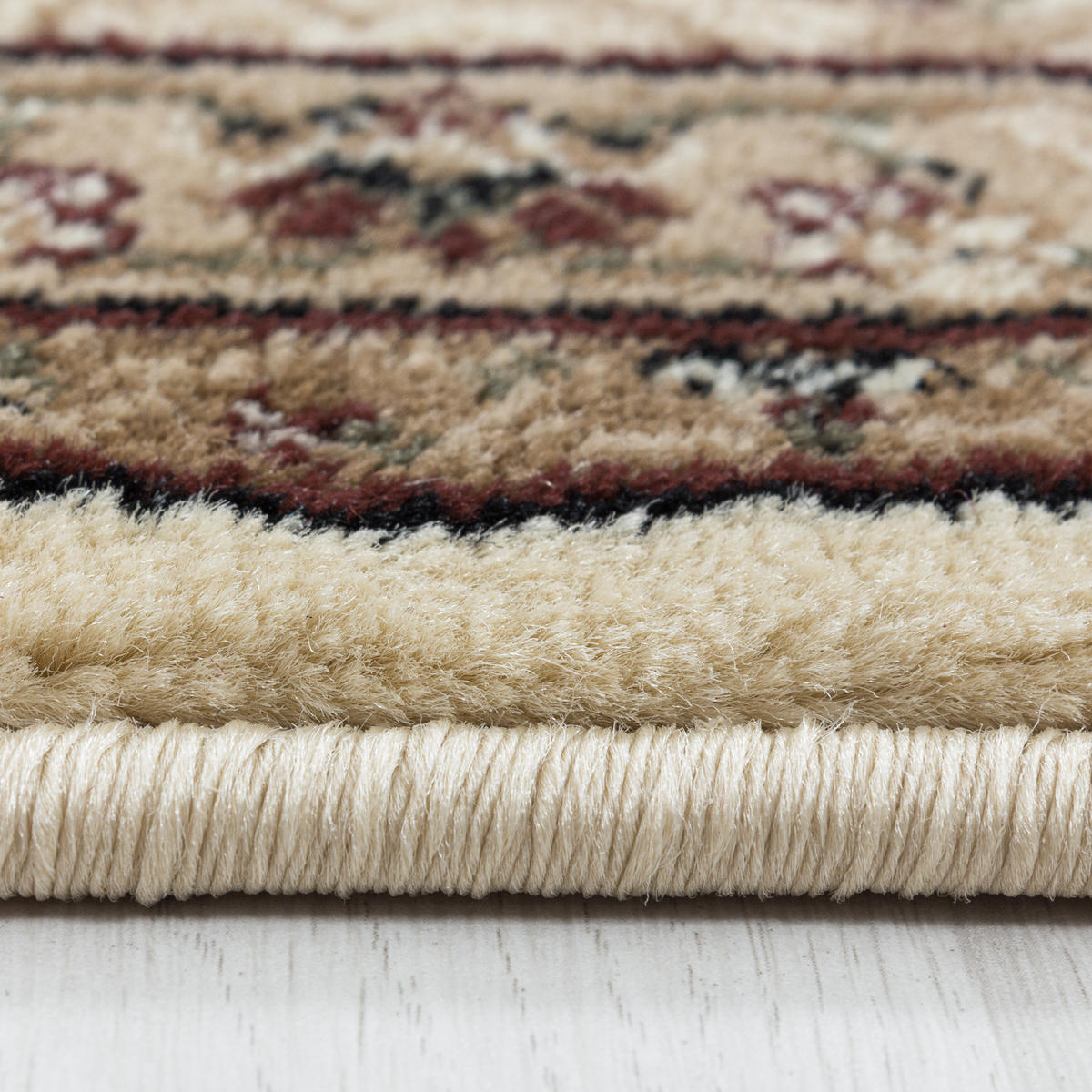 TEPPICH Kurzflor Orientalisch Muster Polypropylen Gewebt Beige Rechteckig 240x340 - Beige, Textil (240/340cm) - KADIMA DESIGN