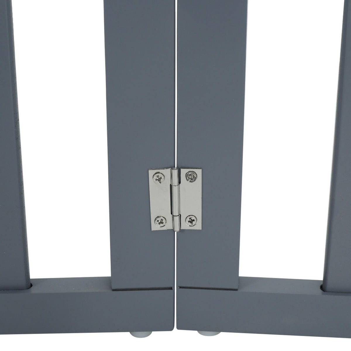 SCHUTZGITTER 4-Paneele Faltbar Freistehend MDF Grau - Grau, Holzwerkstoff (183.5/1.8cm) - Livingandhome
