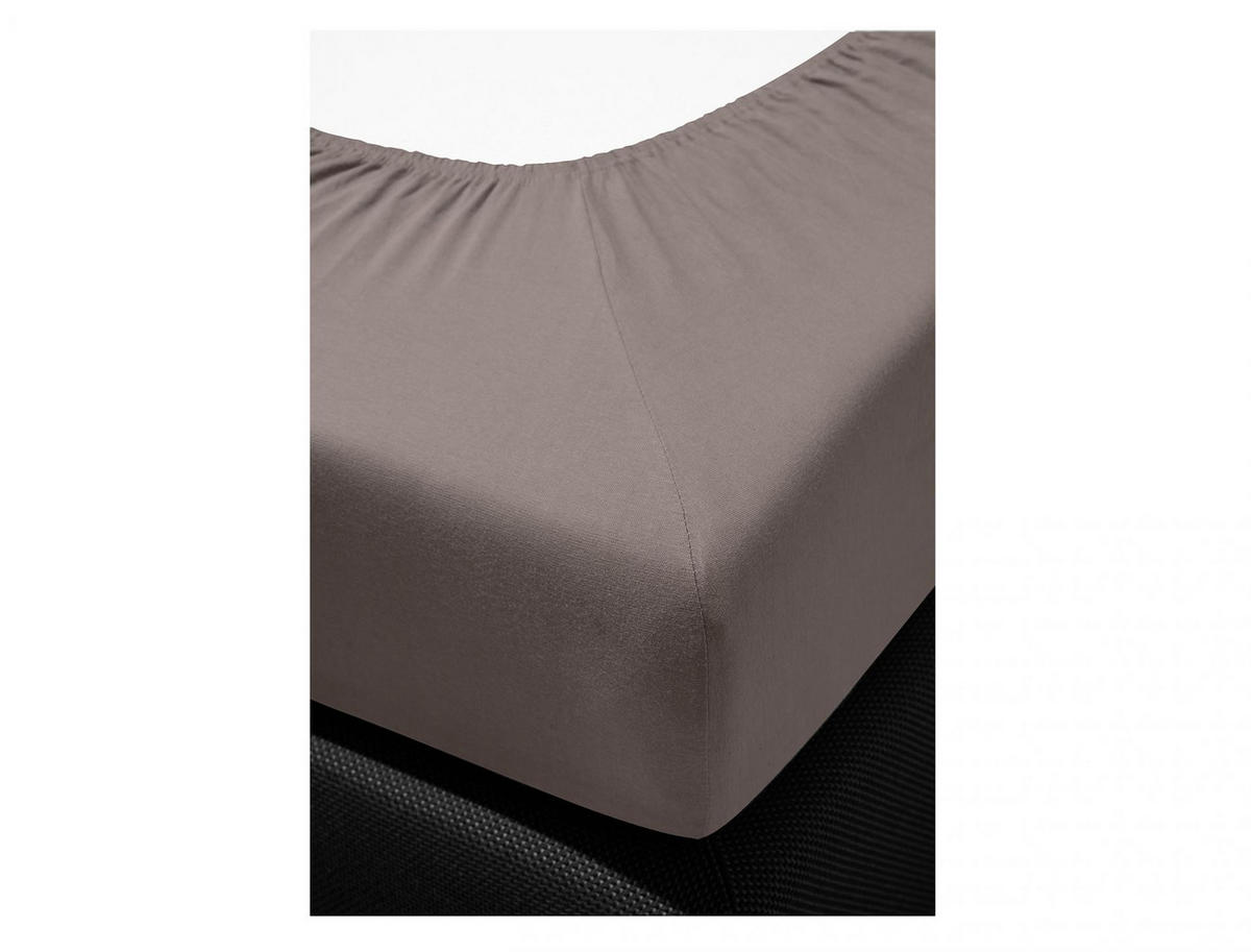 SPANNBETTTUCH JUPITER 0008 - Silberfarben, Textil (150/200cm) - Irisette