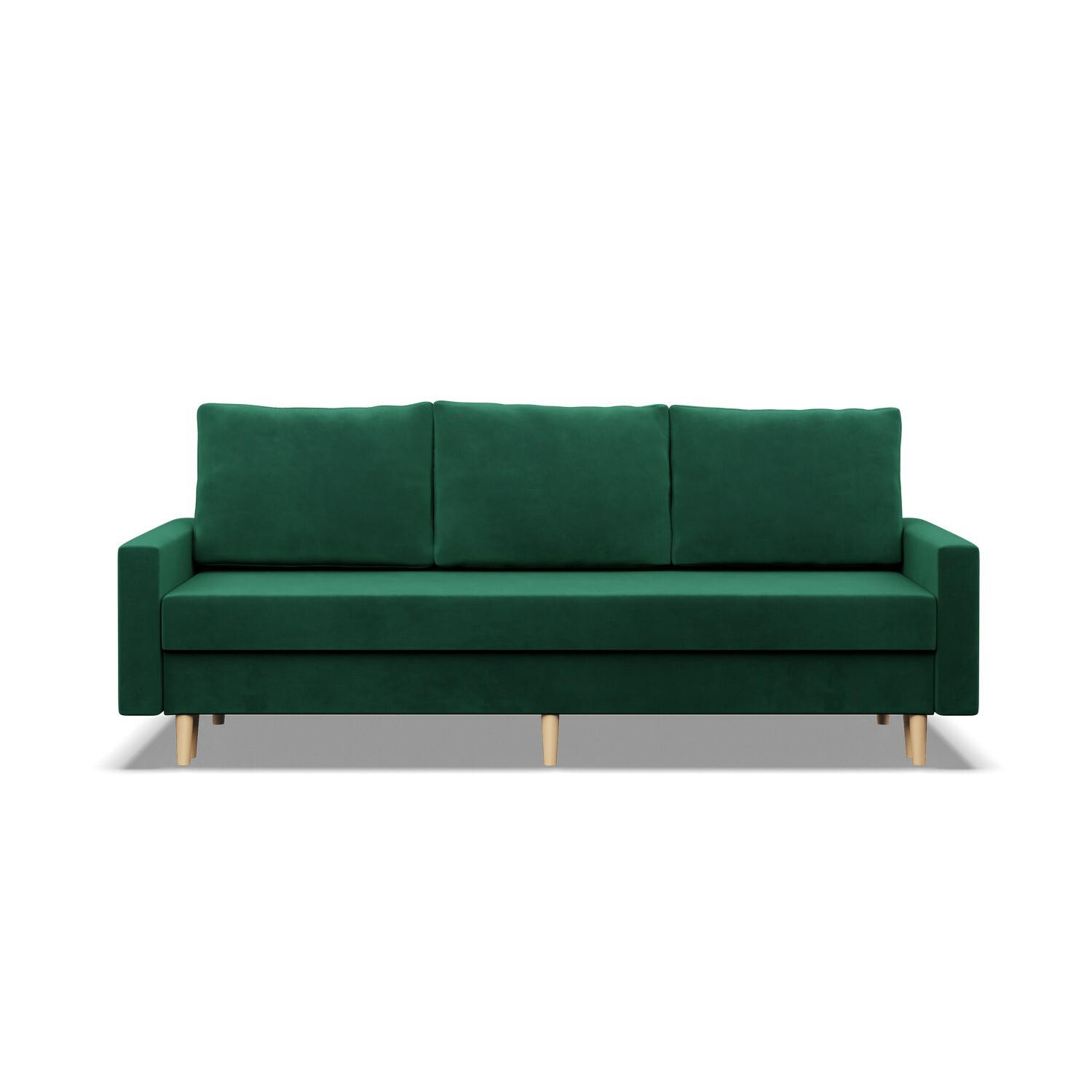 SOFA Blank flaschengrün 212/92/92 - Grün, Textil (212/92/92cm) - SIMKAM Furniture