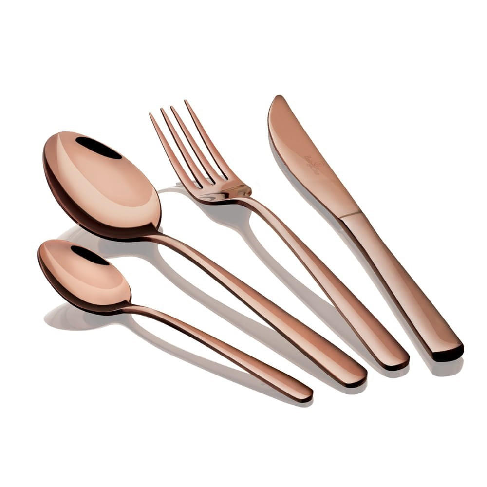 BESTECKSET Braun 20/10/5 cm BH2615 - Braun, Metall - Berlinger Haus