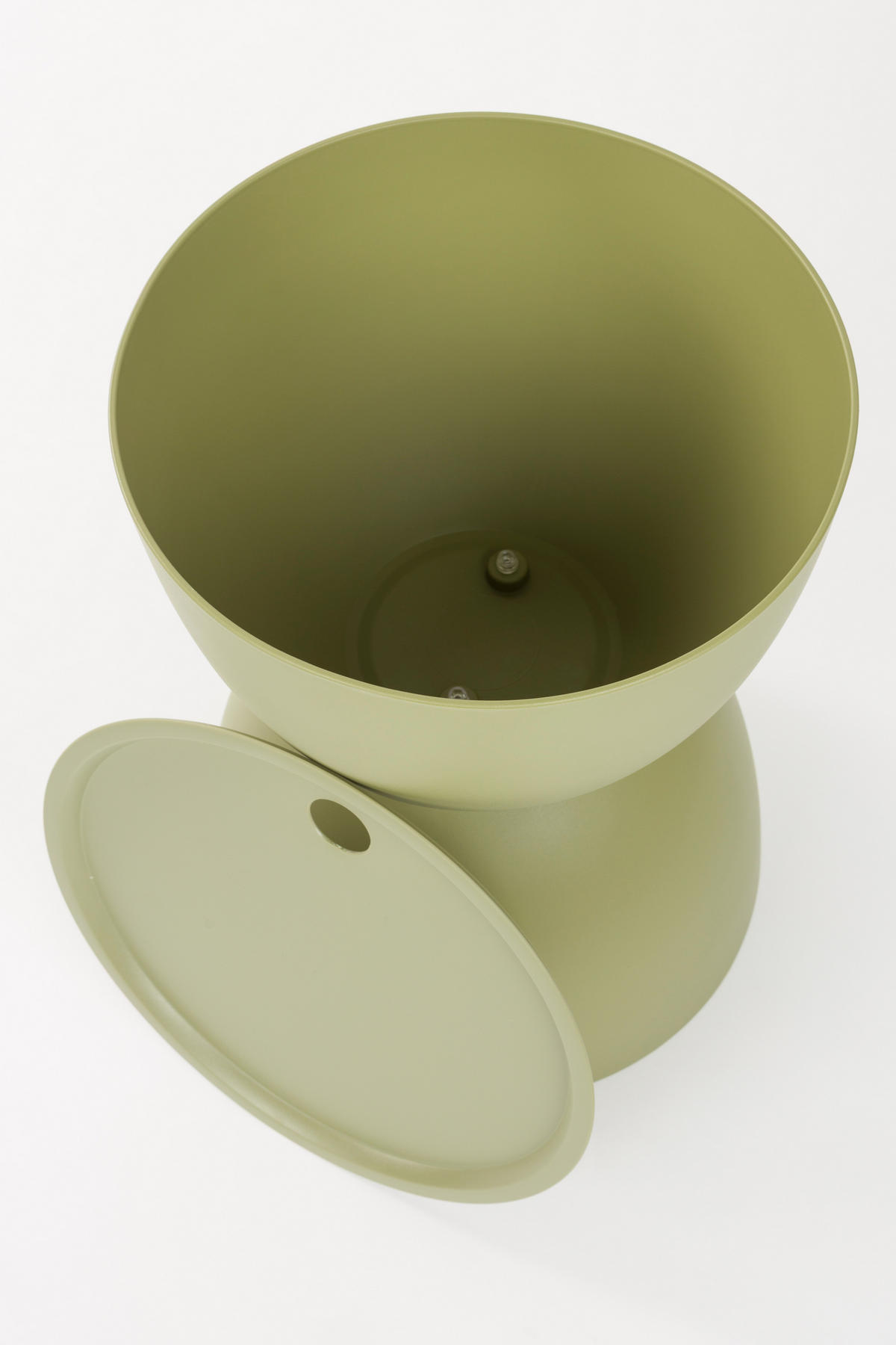 BEISTELLTISCH Mara - Grün - 34/34/45 cm - Grün, Kunststoff (34/34/45cm)