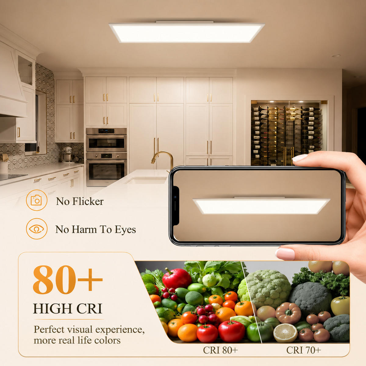 LED DECKENLEUCHTE Ixmar 100/25/5 cm - Weiß, Kunststoff/Metall (100/25/5cm) - ZMH