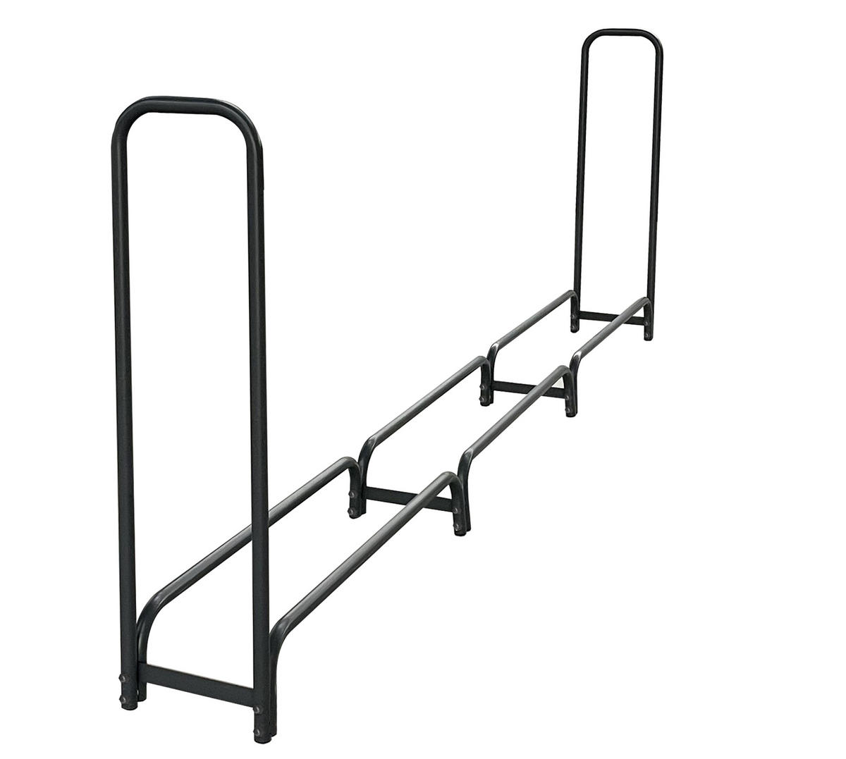 KAMINHOLZREGAL Außen 272x25x95 cm Metall Anthrazit 1 m³ / 1,5 SRM - Anthrazit, Metall (272/95/25cm) - QUICK STAR