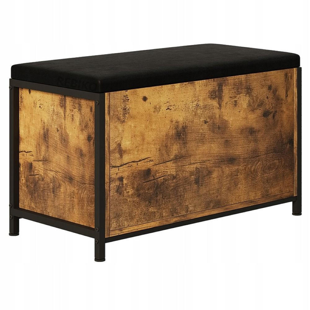 TRUHE, braun 80/40/50 cm - Braun, Holzwerkstoff (80/50/40cm)