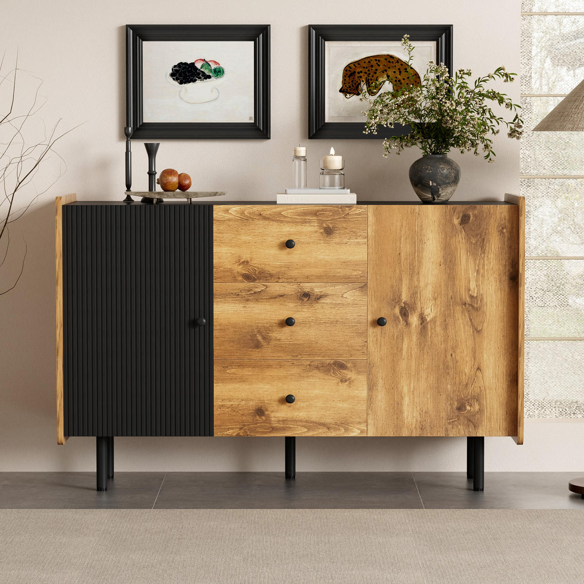 SIDEBOARD Braun 120/40/75 cm - Braun, Holzwerkstoff (40/75/120cm) - Urban Meuble